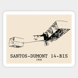 Santos-Dumont 14-bis 1906 Aircraft Sticker